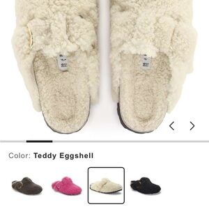 Birkenstock Eggshell Women's Slippers